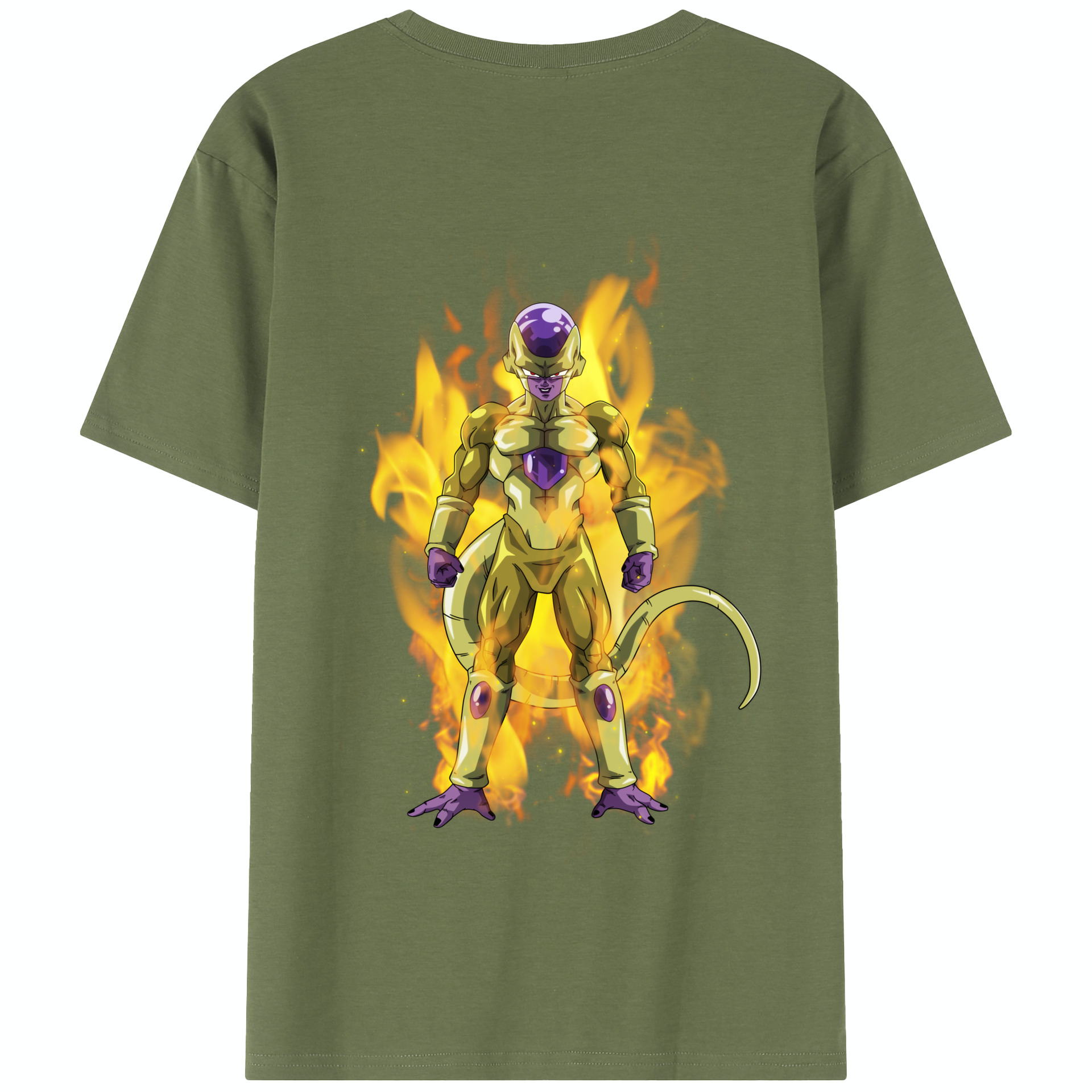 （画像用） ドラゴンボール フリーザ DRAGON BALL Frieza 綿100％半袖Tシャツ（背面プリント）